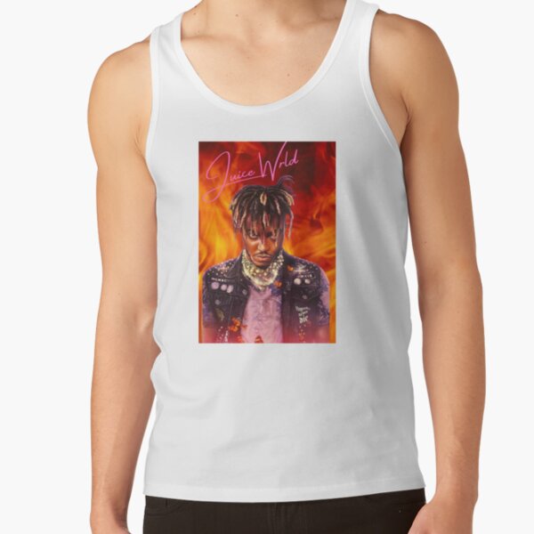 Juicewrld Fire Tank Top - Image 2