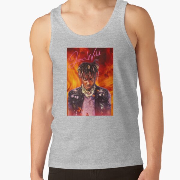 Juicewrld Fire Tank Top - Image 4