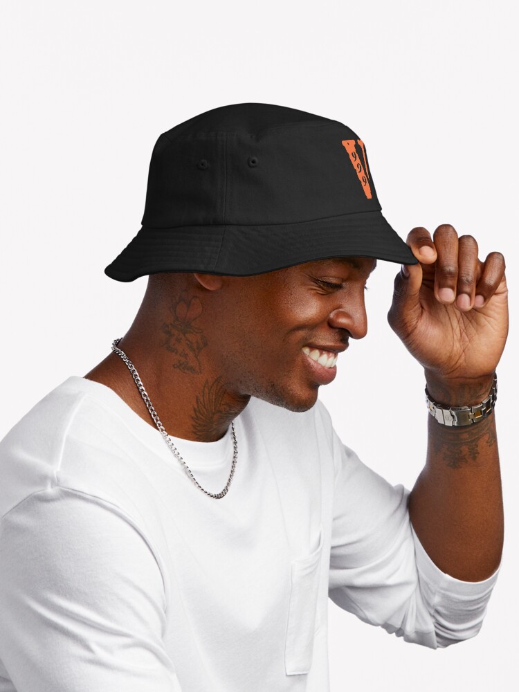 The Legend V 999 Orange Bucket Hat - Image 3