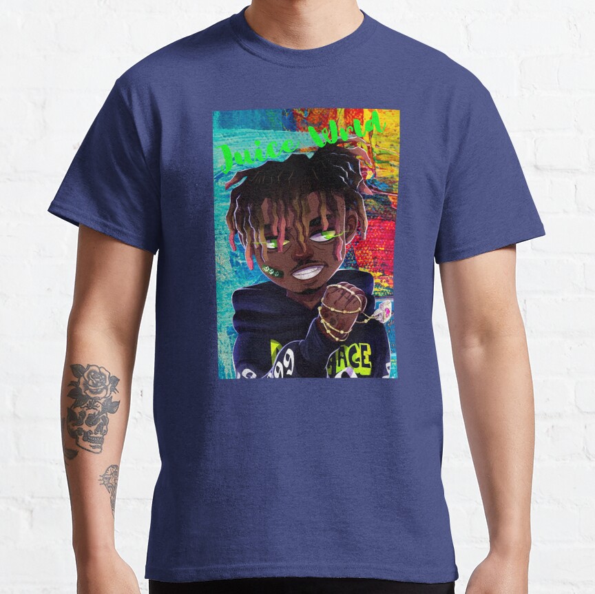 Juicewrld Colorful Abstract T-shirt - Image 5