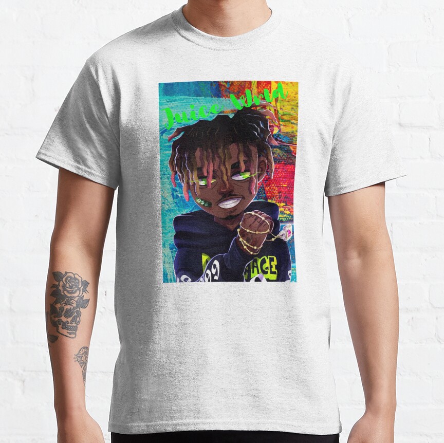 Juicewrld Colorful Abstract T-shirt - Image 2