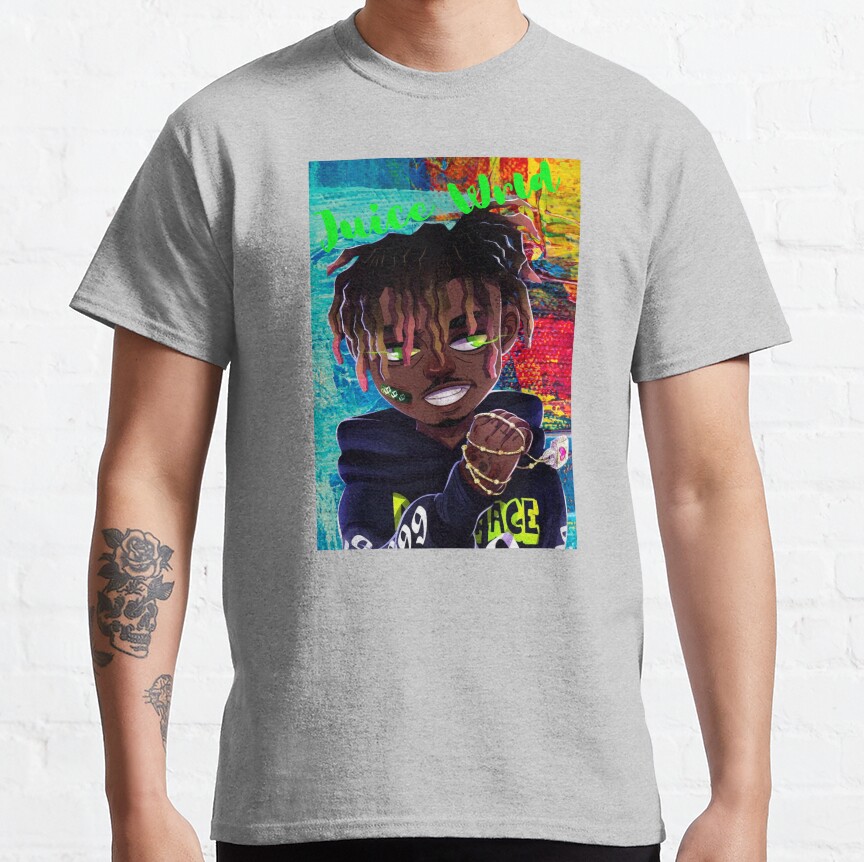 Juicewrld Colorful Abstract T-shirt - Image 4