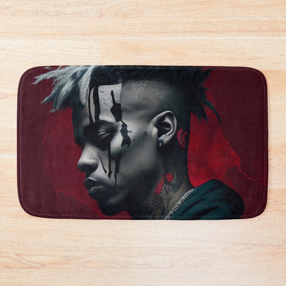 Xxx Tentacion Art Iii Bath Mat