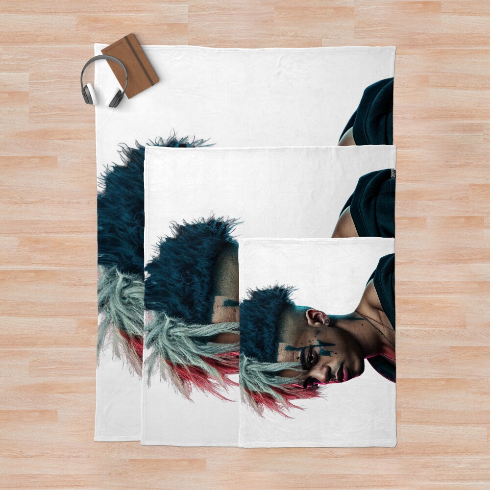 Xxx Tentacion Art Ii Throw Blanket - Image 3