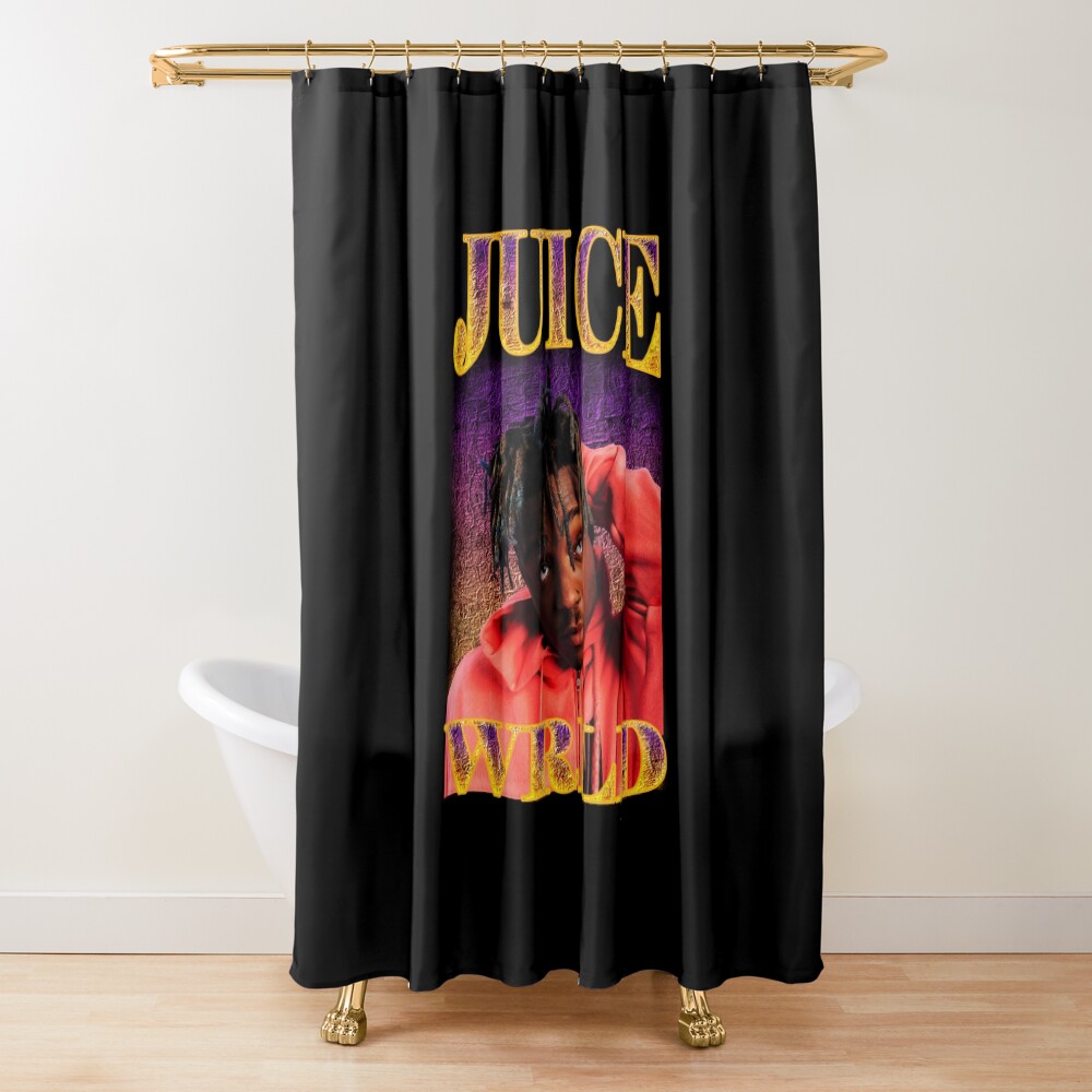 Legends Never Die Bootleg Red Jacket Shower Curtain