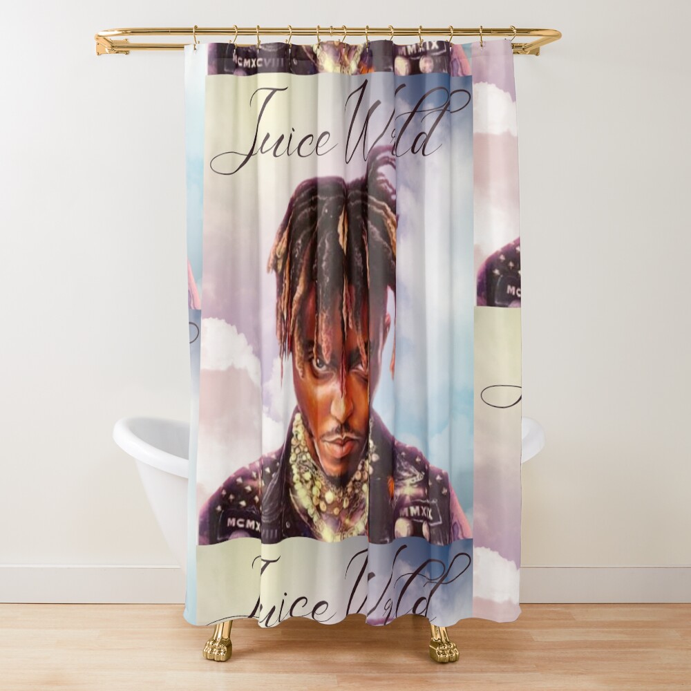 Juicewrld Cloud With Name Shower Curtain