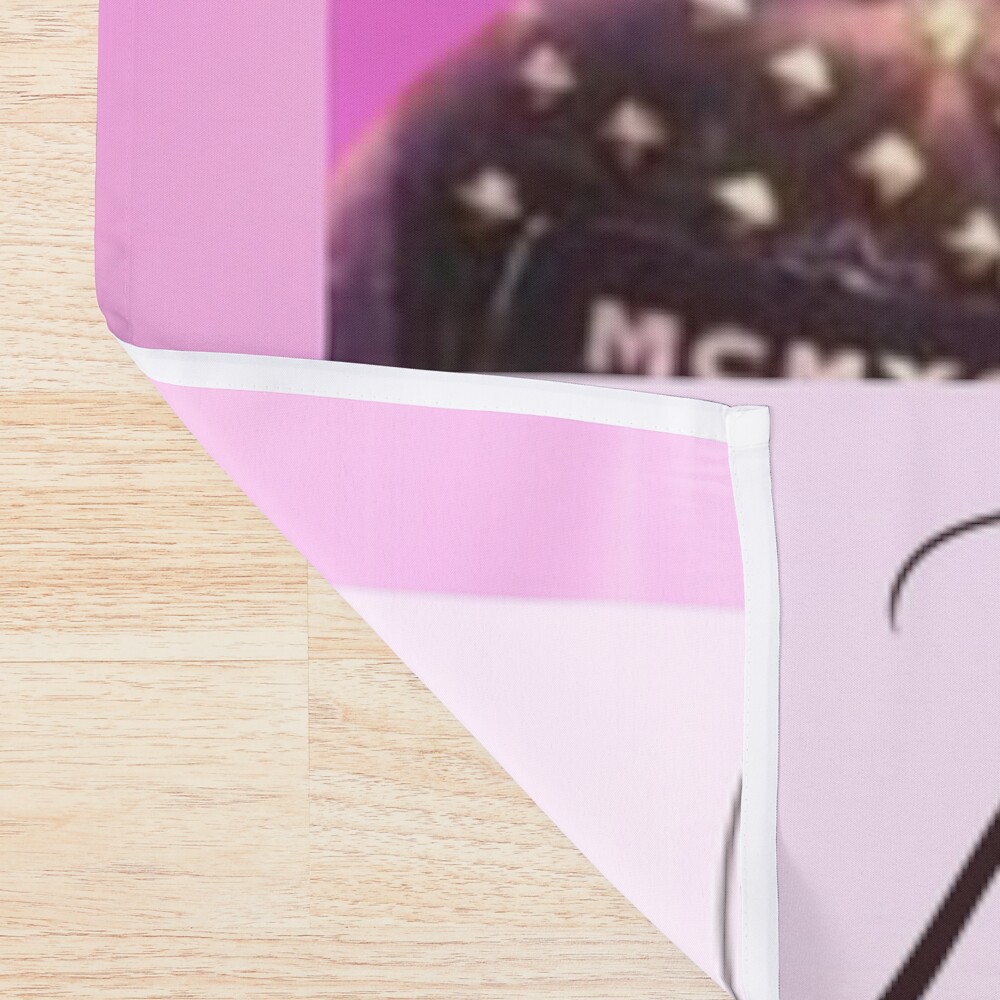 Juicewrld Light Pink Swirl Shower Curtain - Image 2