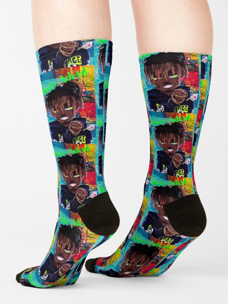Juicewrld Colorful Abstract Socks - Image 2