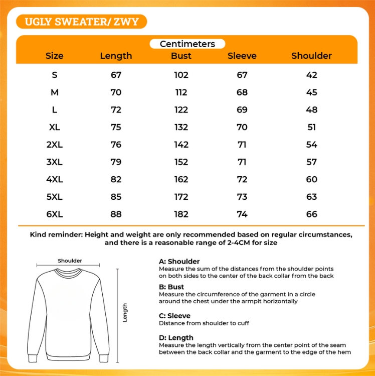 3D UGLY SWEATER 1 - Juice Wrld UK Shop